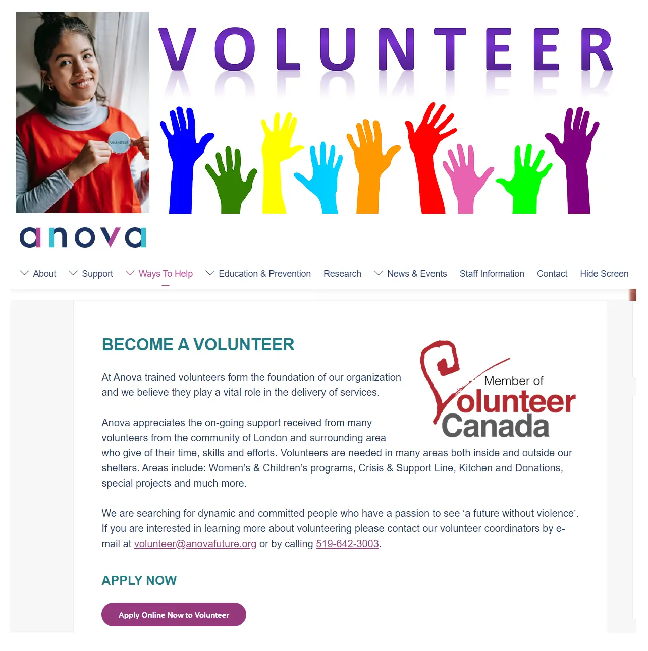 volunteer recruitment emails